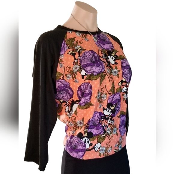 LuLaRoe top! $50 Retail Disney Minnie Mouse, sz large, black, FINAL PRICE! - Picture 4 of 10